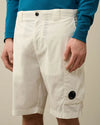 Short Cargo CP COMPANY 50 Fili Stretch Gauze White