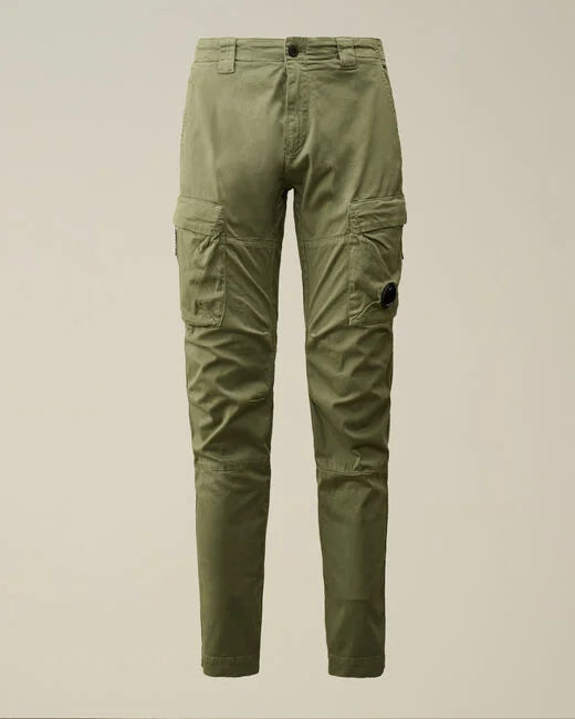 Pantalon cargo CP COMPANY Stretch Sateen Agave Green