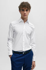 Chemise Hank BOSS Slim Fit en Coton