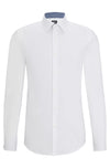 Chemise Hank BOSS Slim Fit en Coton