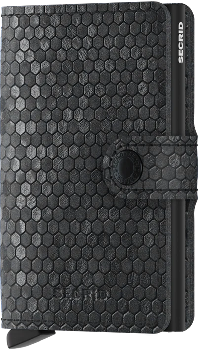 Porte cartes SECRID Miniwallet Hexagon Black