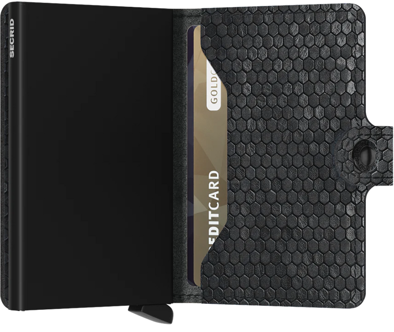 Porte cartes SECRID Miniwallet Hexagon Black