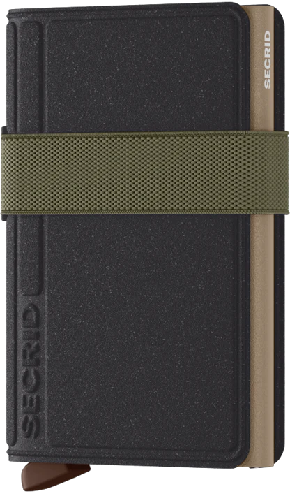 Porte cartes SECRID Bandwallet Liba Black/Olive