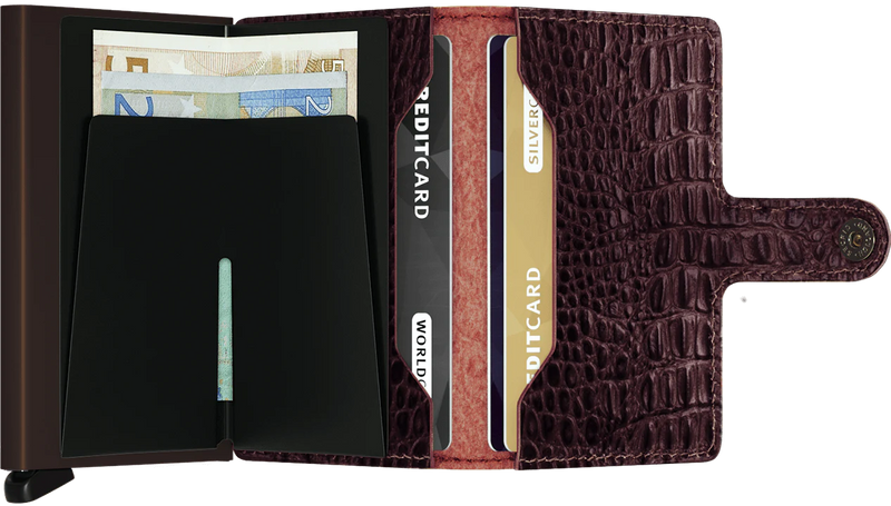 Porte cartes SECRID Miniwallet Nile Brown