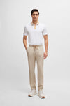 Polo BOSS phillipson slim fit blanc