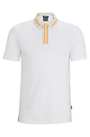 Polo BOSS phillipson slim fit blanc