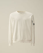 Sweat-shirt C.P COMPANY Light Fleece Gauze White