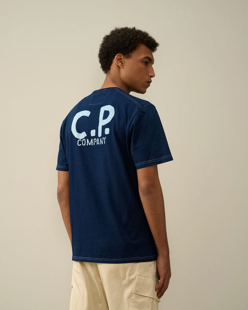 T-shirt C.P COMPANY Indigo Jersey