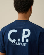 T-shirt C.P COMPANY Indigo Jersey