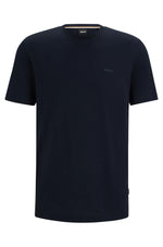 T-shirt BOSS Logo Imprimé Bleu Marine