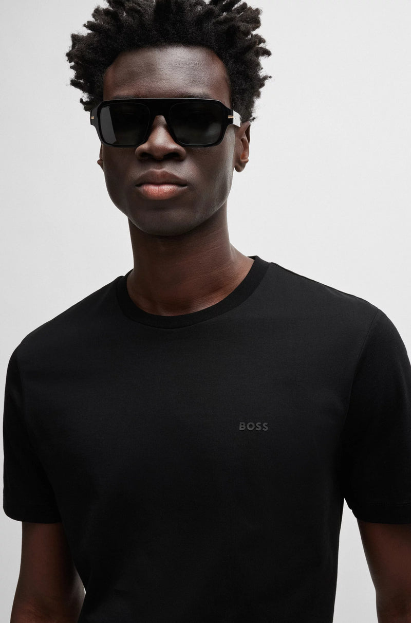 T-shirt BOSS Logo Imprimé Noir