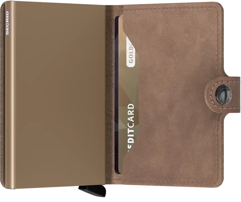 Porte cartes SECRID Miniwallet Vintage Taupe