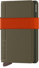 Porte cartes SECRID Bandwallet Liba Green/Orange