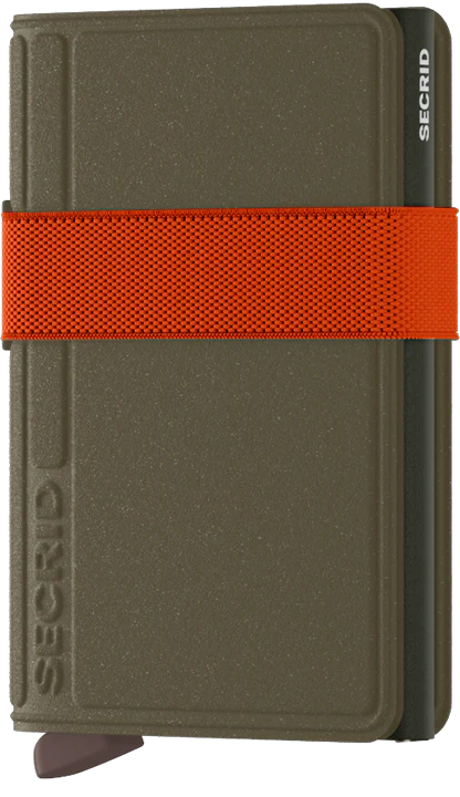 Porte cartes SECRID Bandwallet Liba Green/Orange