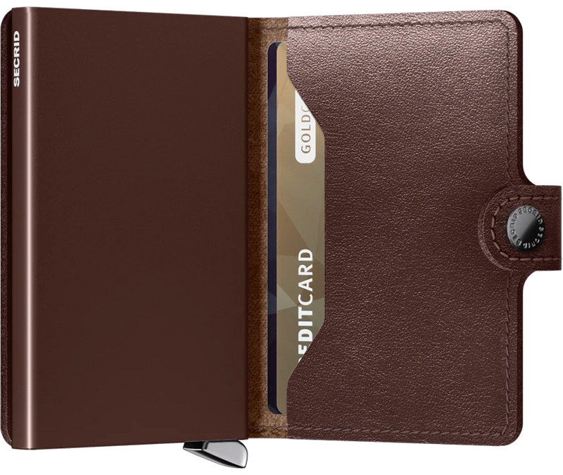 Porte cartes SECRID Miniwallet Dusk Dark Brown