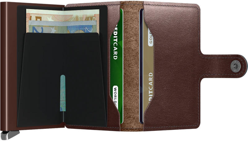 Porte cartes SECRID Miniwallet Dusk Dark Brown