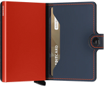 Porte cartes SECRID Miniwallet Matte Night-Blue/Orange