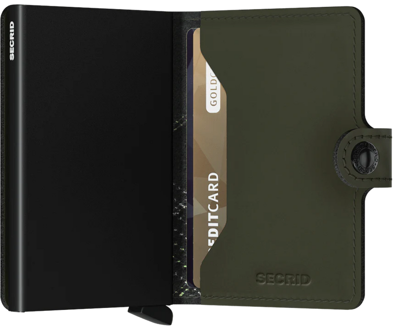 Porte cartes SECRID Miniwallet Stitch Linea Lime